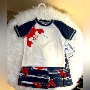 Crab swimsuit set